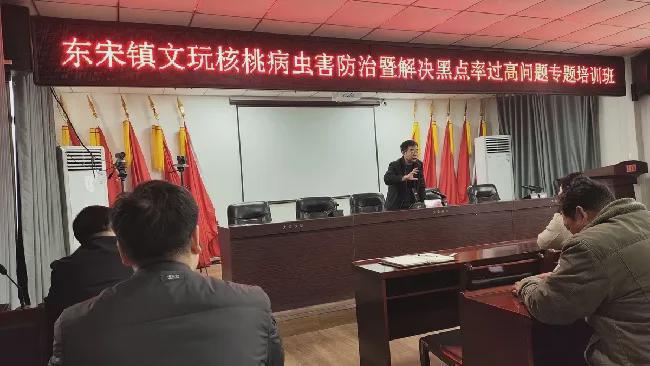 洛宁县开展文玩核桃病虫害防治专题培训(图2)