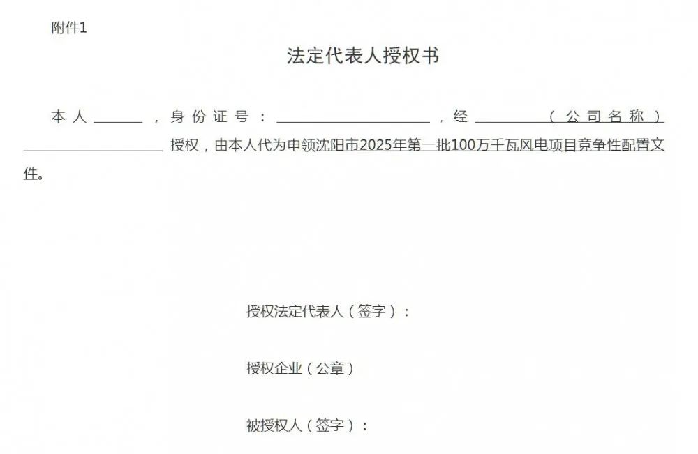 100万千瓦！辽宁沈阳市2025年第一批风电项目启动竞配(图2)